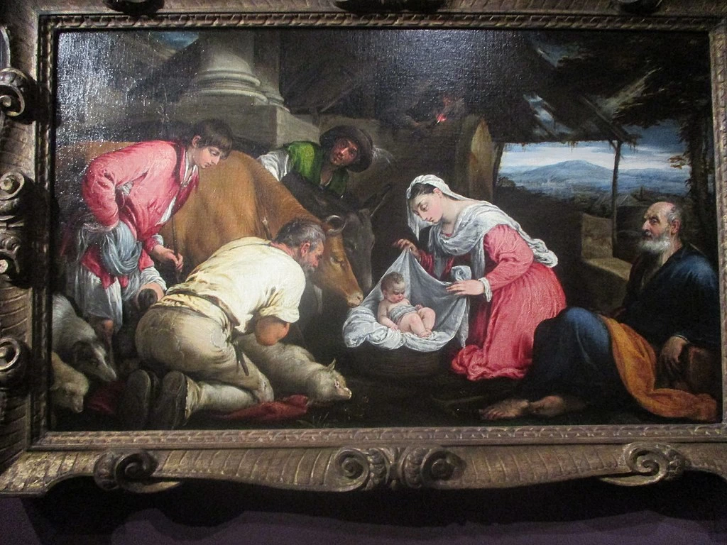 Adorazione dei pastori - Collezione Alana, Jacopo da Ponte, detto Bassano